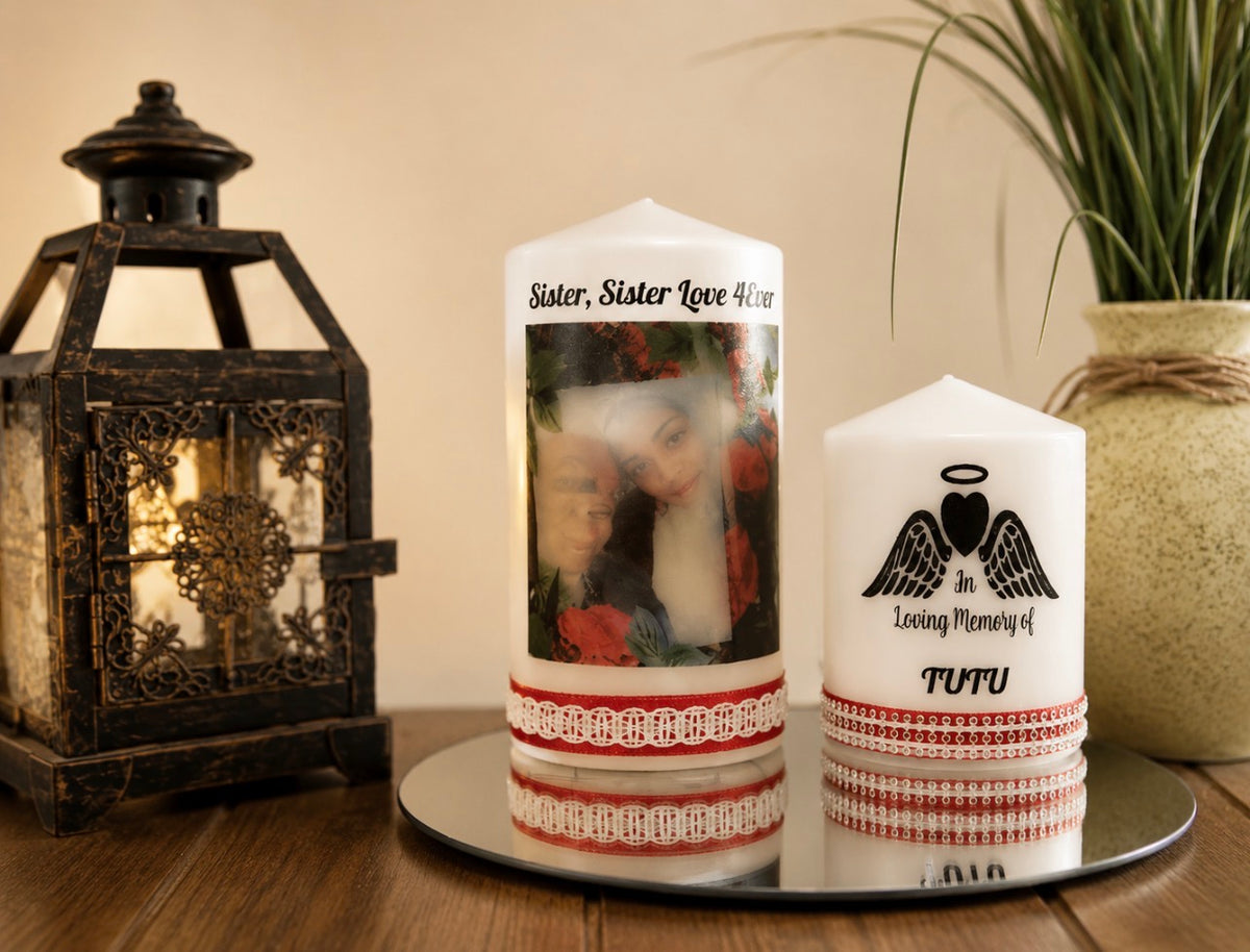 Personalized Photo Candles