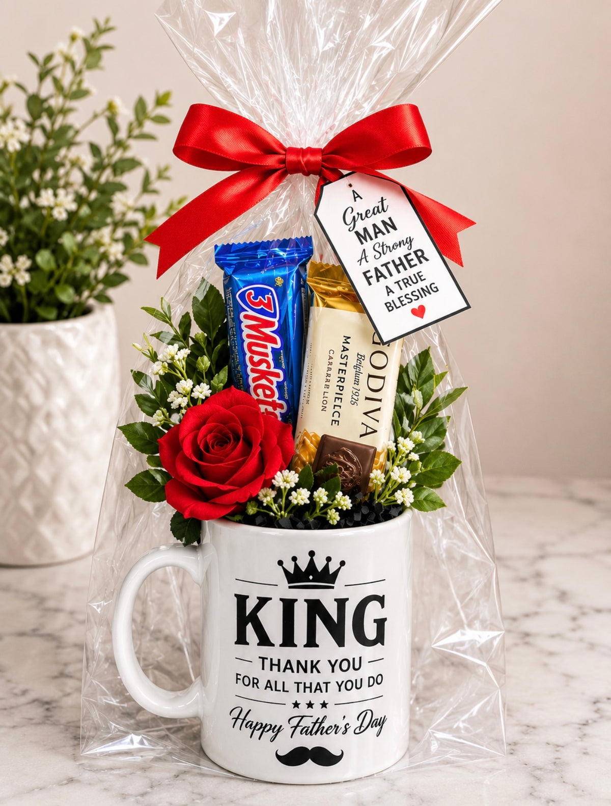 Mini mug bouquet