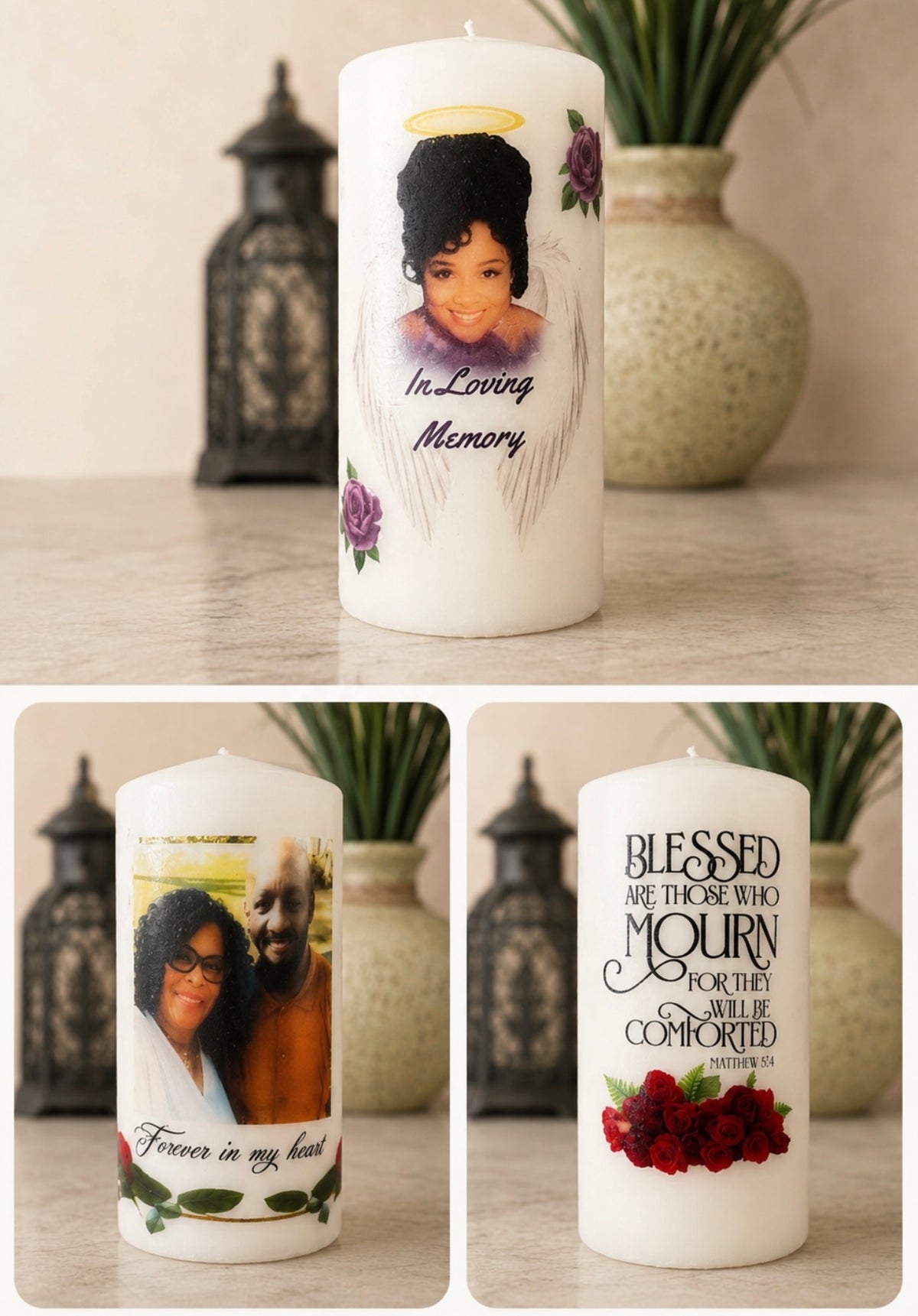 Personalized Photo Candles