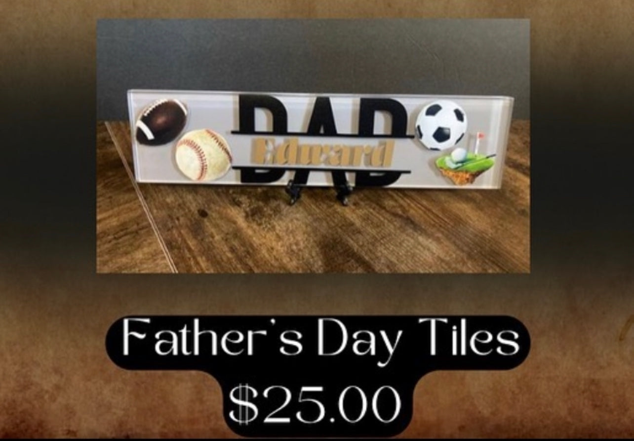 Custom Name Tiles