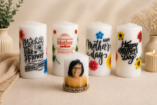 Personalized Photo Candles