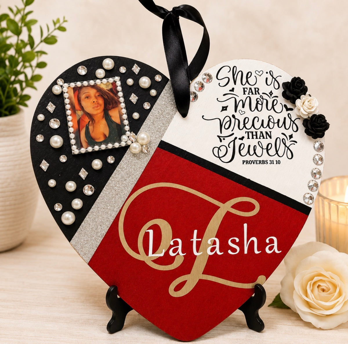 Sweet Expressions- Personalized Wooden Heart
