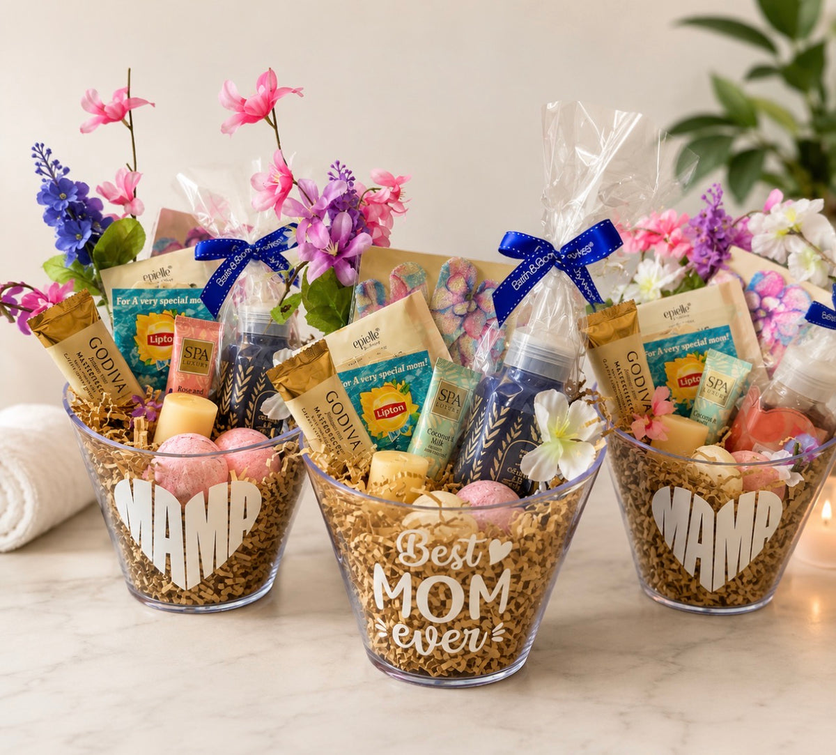 Mini Spa gift basket