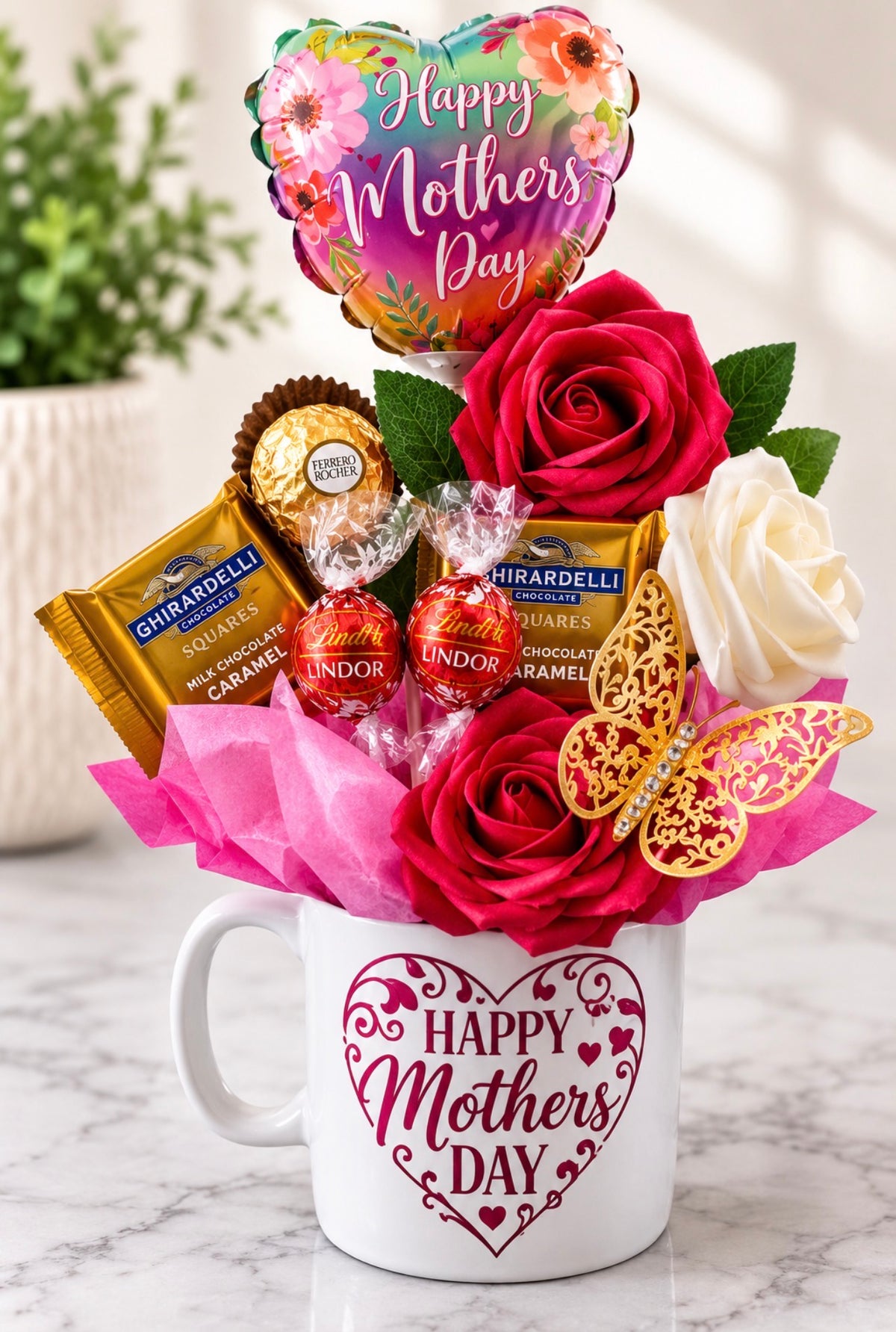 Mini mug bouquet