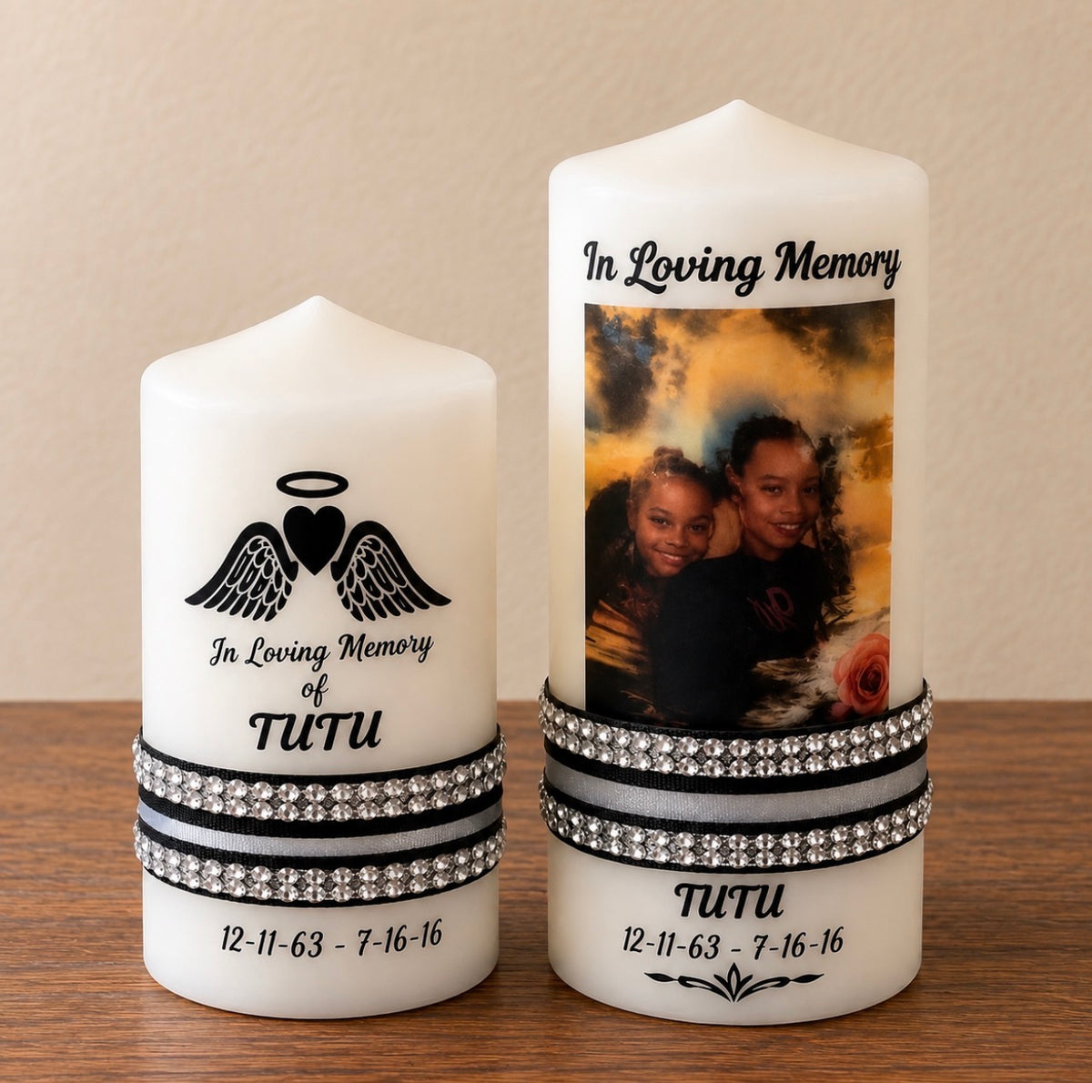 Personalized Photo Candles