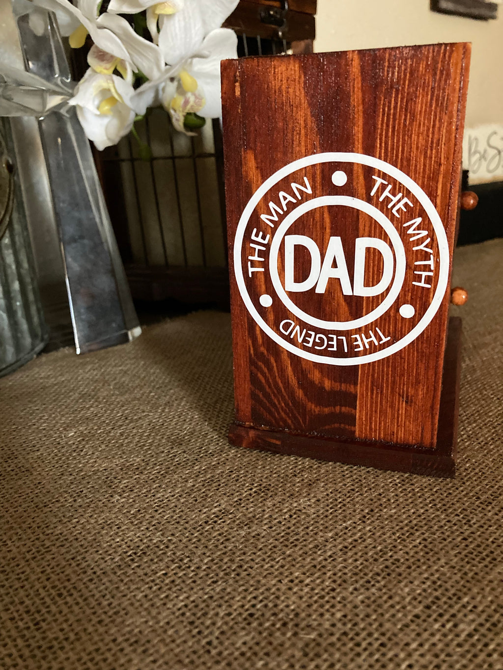 Desk organizer with photo frame