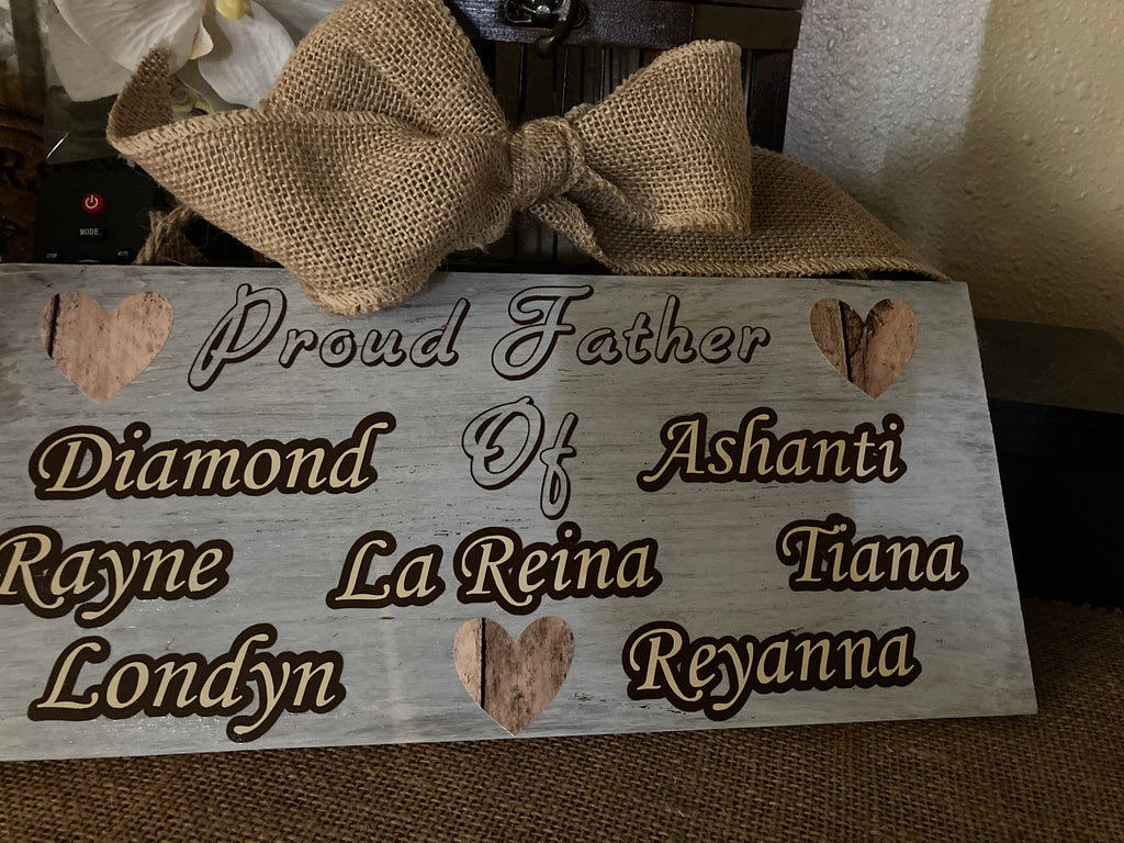 Rustic Wooden sign